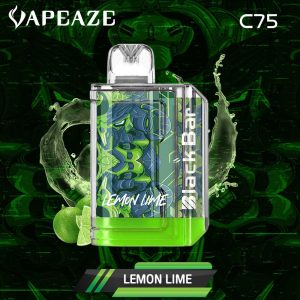 VapeAZE C75 Disposable Vape 7500 Puffs, 16ml E-Liquid, FDA Certified, Fruit Flavors, Custom Logo