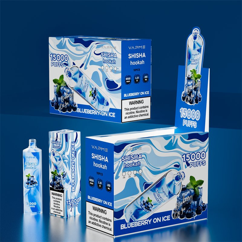 Vapme Shisha Hookah 15000 Puffs California Honey Live Resin 9K Tornado Wholesale EGO Vape with Dual Coil - Image 6