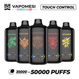 Vapomesi Dinosaur Disposable Vape 10000-30000 Puffs EU Warehouse Wholesale with LED Screen & Custom Logo