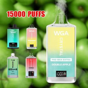 WGA Europe Wholesale Crystal 15K Disposable Vape Pen - 28 Fruit Flavors, Rechargeable, FDA Certified