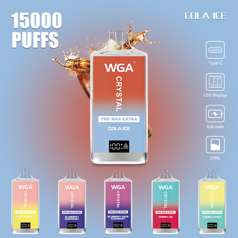 Wholesale Custom Crystal Puff Bar Vape Pen - 15000 Puffs, 28ml, Fruits Flavor, FDA Certified