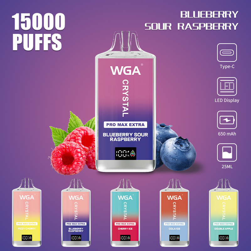 Wholesale Custom Crystal Puff Bar Vape Pen - 15000 Puffs, 28ml, Fruits Flavor, FDA Certified - Image 3