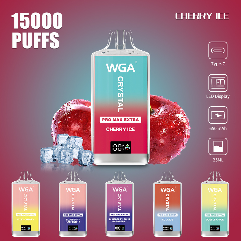 Wholesale Custom Crystal Puff Bar Vape Pen - 15000 Puffs, 28ml, Fruits Flavor, FDA Certified - Image 4