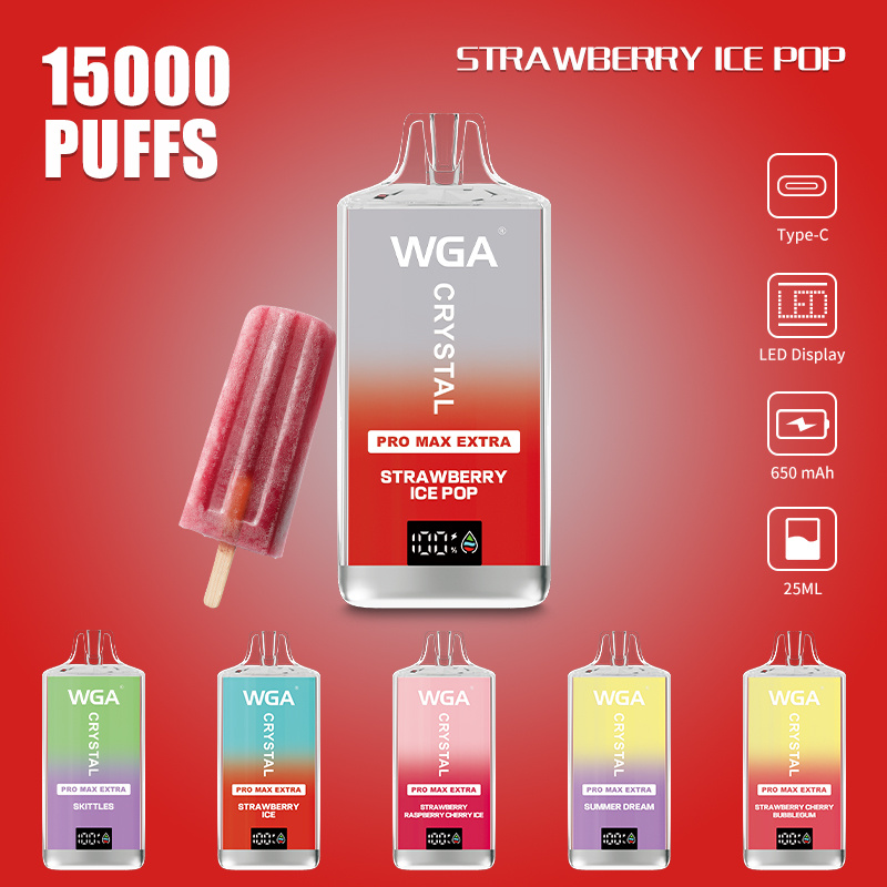 Wholesale Custom Crystal Puff Bar Vape Pen - 15000 Puffs, 28ml, Fruits Flavor, FDA Certified - Image 5