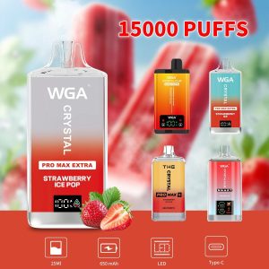 Wholesale Disposable 15000/20000 Puff Vape | EU Germany Warehouse Fast Shipping | WGA Crystal 15K Pen with Fruit Flavors