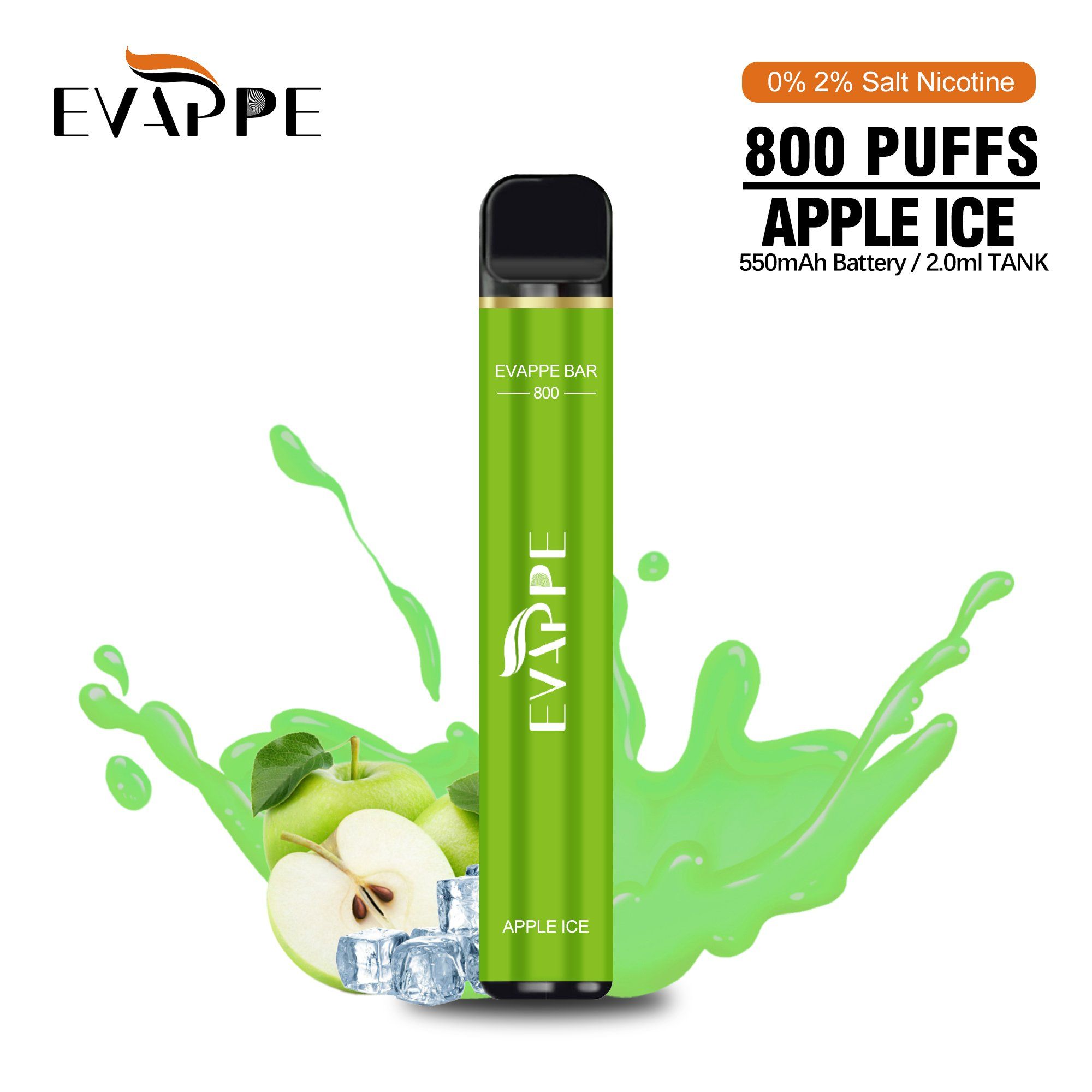 Wholesale Disposable Vape 800 Puffs - Evappe Bar, Puff Plus, Elfb, Bang, M Elfb - FDA Certified, Low Nicotine - Image 3