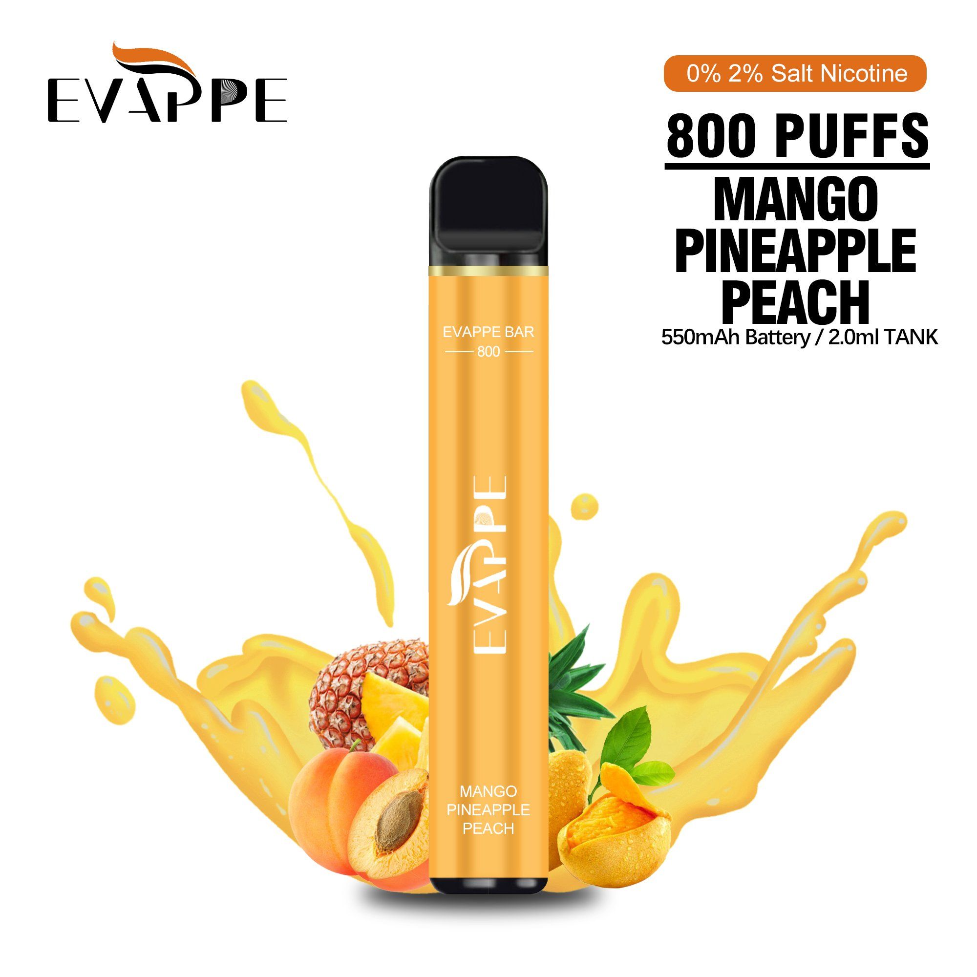 Wholesale Disposable Vape 800 Puffs - Evappe Bar, Puff Plus, Elfb, Bang, M Elfb - FDA Certified, Low Nicotine - Image 5