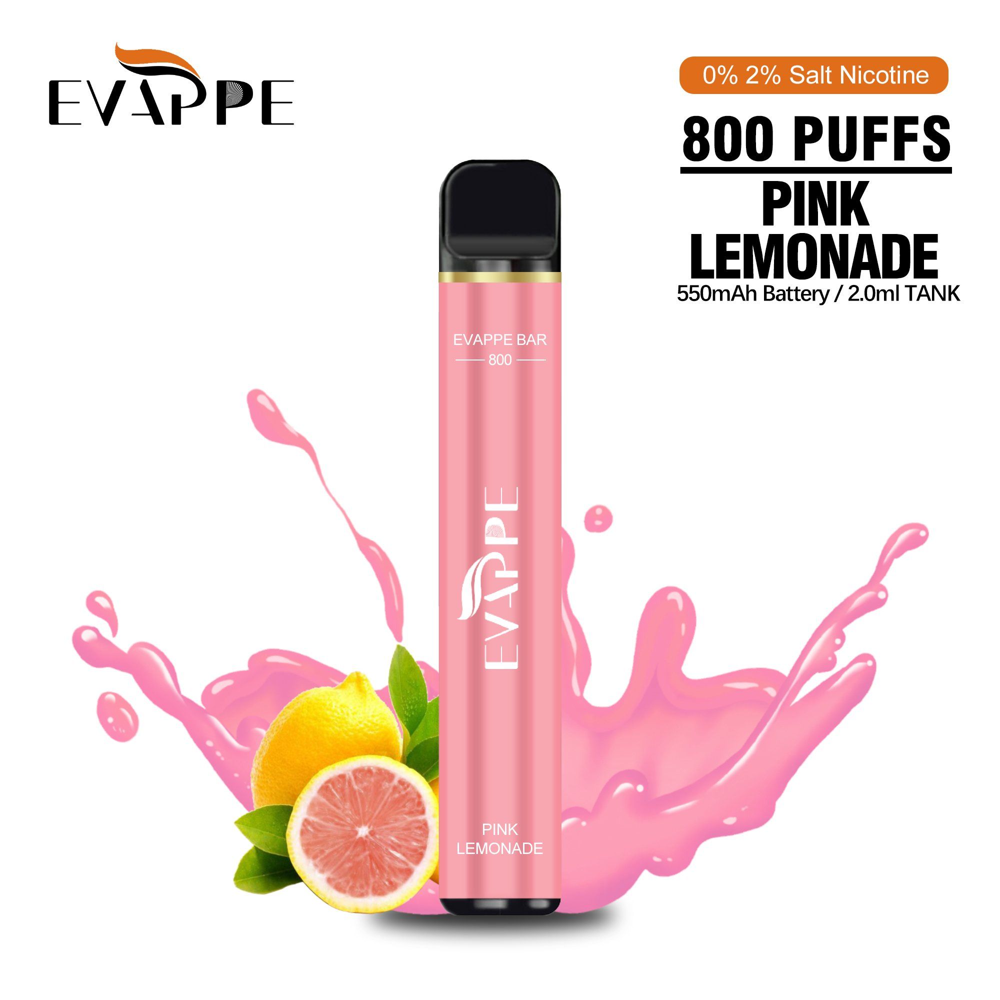 Wholesale Disposable Vape 800 Puffs - Evappe Bar, Puff Plus, Elfb, Bang, M Elfb - FDA Certified, Low Nicotine - Image 6