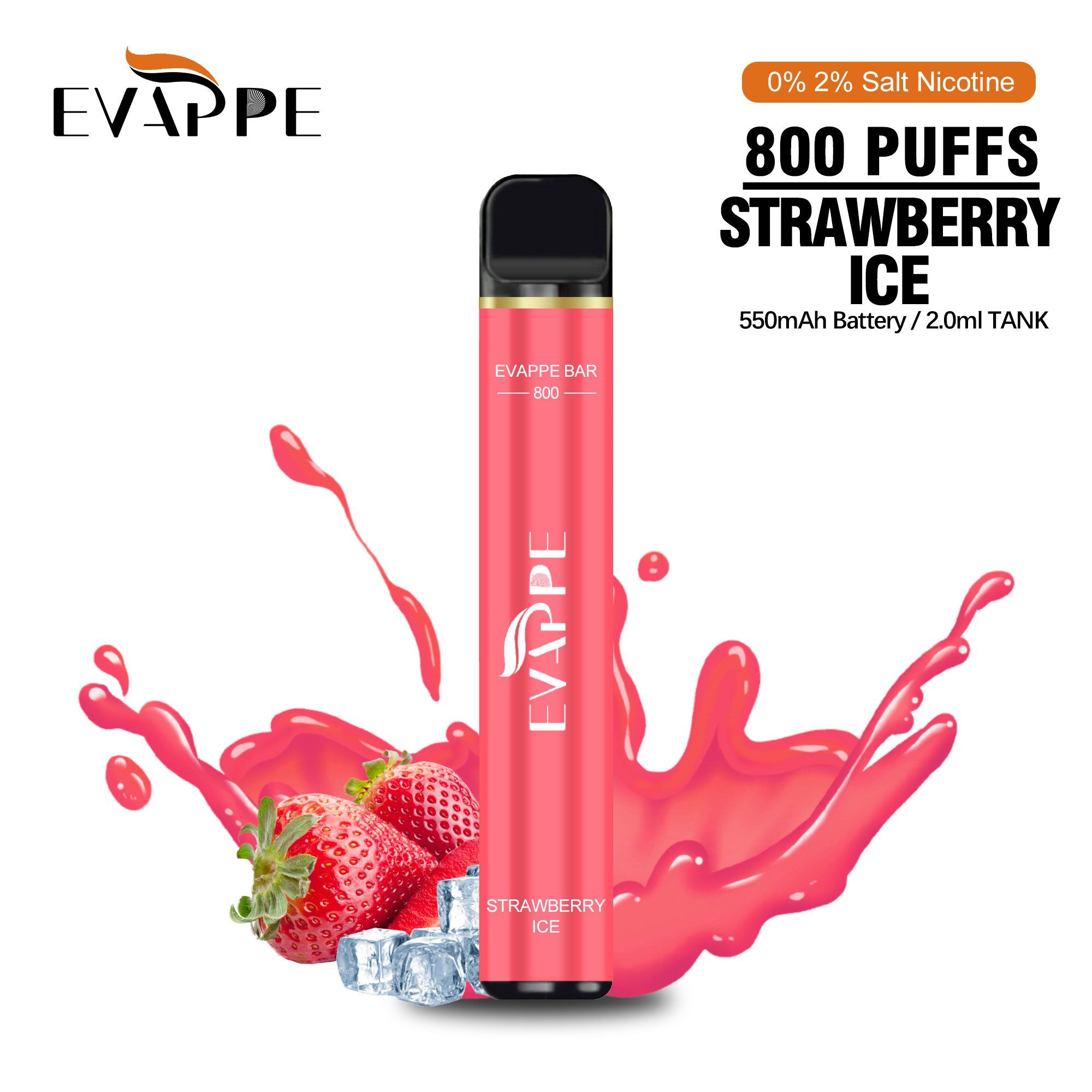 Wholesale Disposable Vape 800 Puffs - Evappe Bar, Puff Plus, Elfb, Bang, M Elfb - FDA Certified, Low Nicotine
