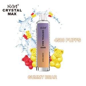 Wholesale Disposable Vape Box R&M Crystal 4500 Puffs Custom Logo Vape for UK, Germany, Poland - FDA Certified