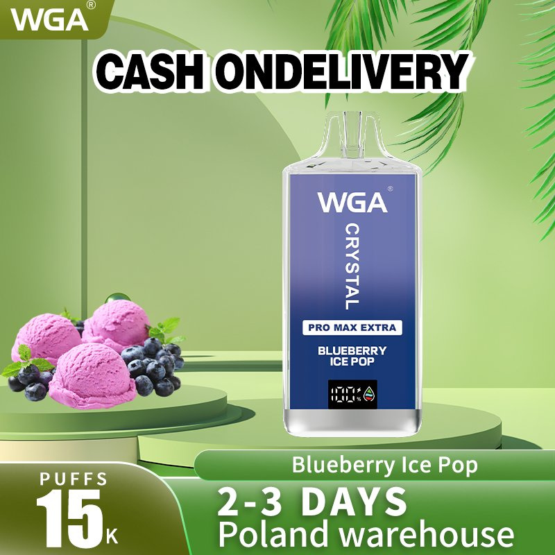 Wholesale Europe Crystal 15K Disposable Vape, Dual Mesh Coil, Fruit Flavors, LED Display, FDA Certified - Image 5