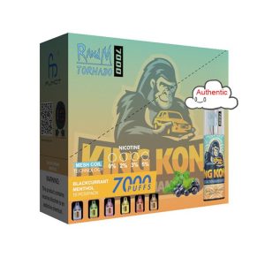 Wholesale RandM Tornado 7000 Puffs Disposable Vapes - 5% Nicotine, Fruit Flavors, FDA Certified