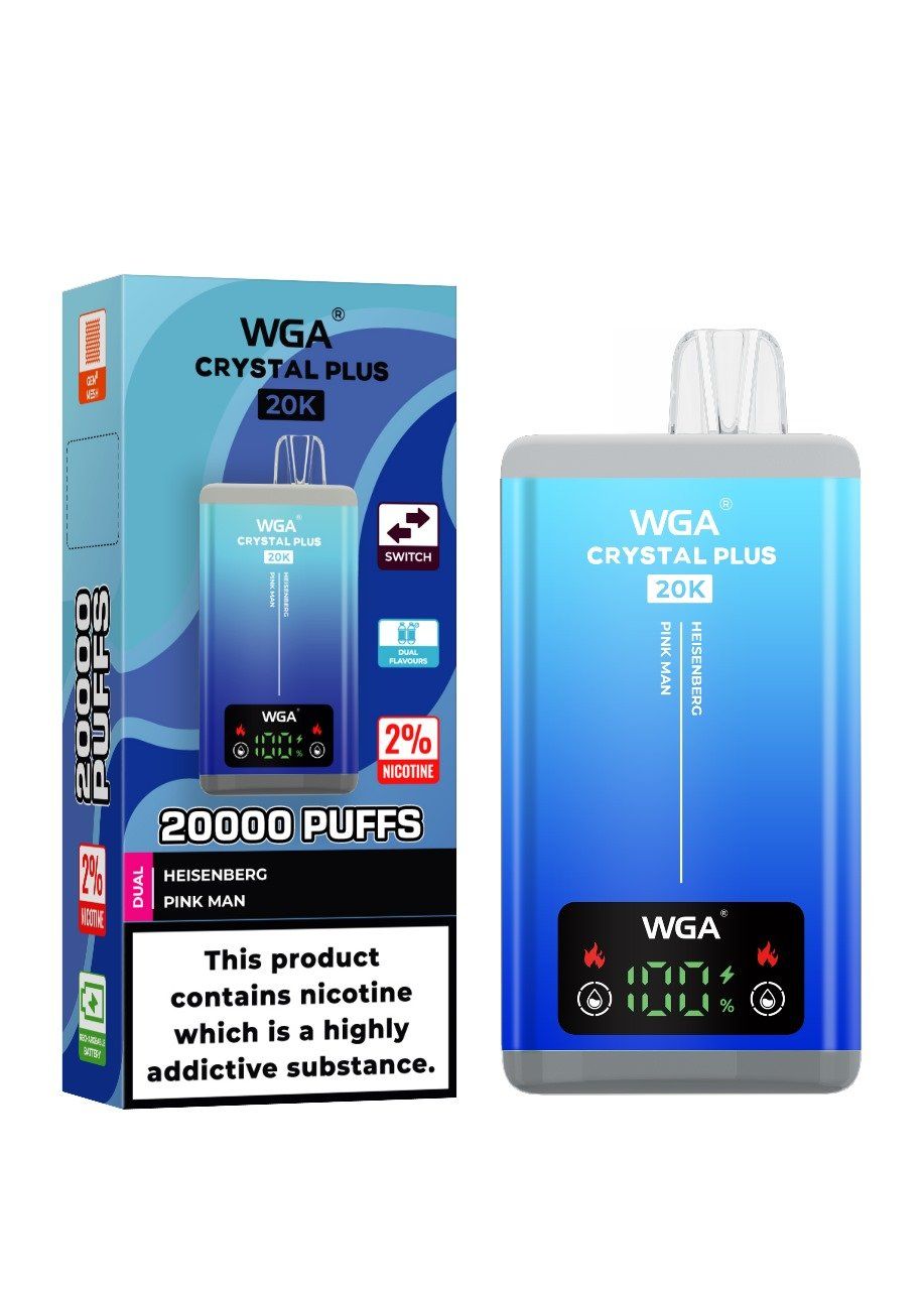 Wholesale WGA Crystal Disposable Vape Mod 15000-20000 Puffs Double Flavor Mesh Coil 18ml E-Cigarette - Image 4